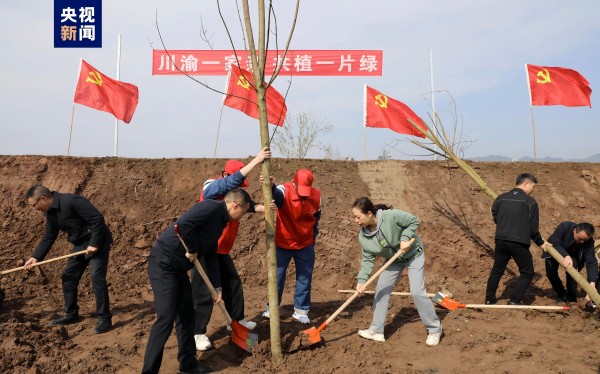 【央视新闻】川渝一家亲，共植一片绿——开江、梁平共同开展植树节活动(2).jpg