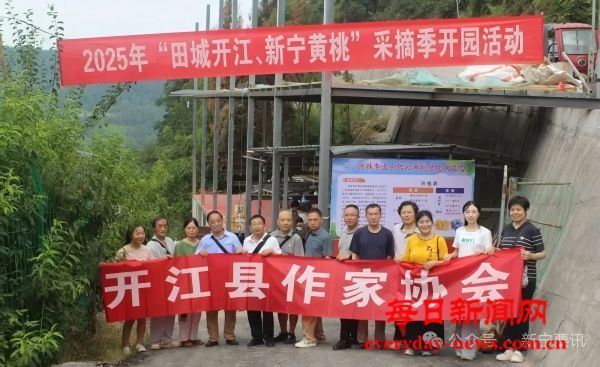 “田城开江·新宁黄桃”采摘季盛大启幕 农